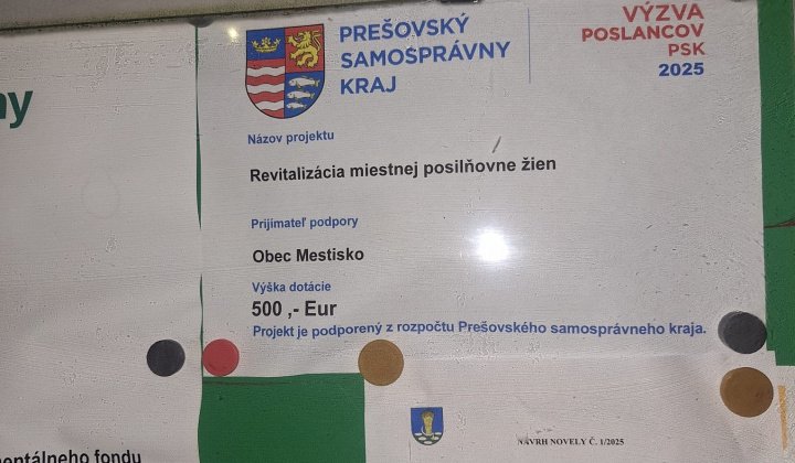 Revitalizácia miestnej posilňovne žien