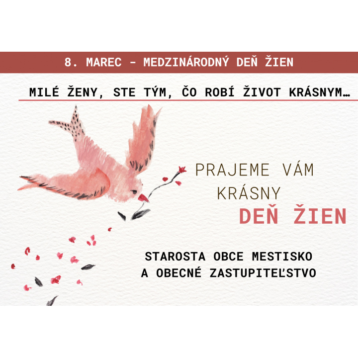 Krásny Medzinárodný deň žien!