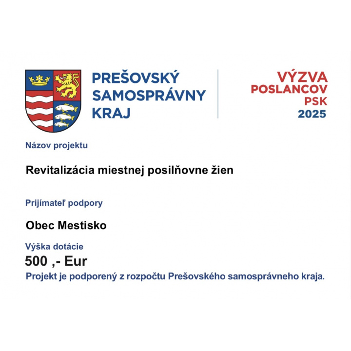 Revitalizácia miestnej posilňovne žien